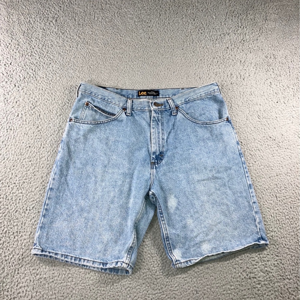 Lee Denim Shorts Men 36x9 Classic 5-Pocket Jorts Baggy Blokecore y2k Gorpcore